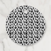 牛プリント誕生日サンキューステッカー フェイバータグ (裏面)