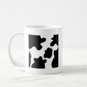牛プリント コーヒーマグカップ (左)