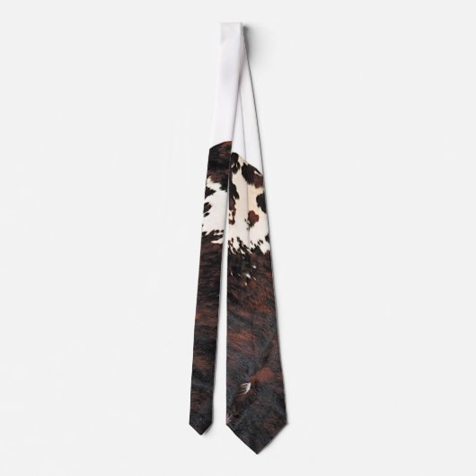 牛プリント ネクタイ (裏面)