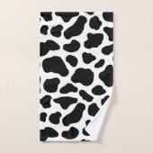 牛プリント バスタオルセット (ハンドタオル)