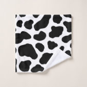 牛プリント バスタオルセット (ウォッシュタオル)