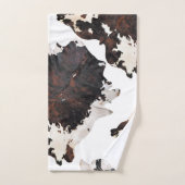 牛プリント バスタオルセット (ハンドタオル)