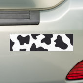 牛プリント バンパーステッカー (車上)