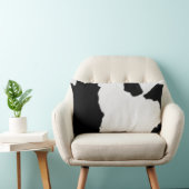 牛プリント ランバークッション (椅子)