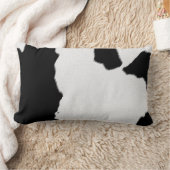 牛プリント ランバークッション (ブランケット)