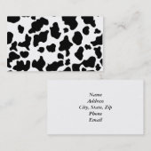 牛プリント 名刺 (正面/裏面)