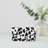 牛プリント 名刺 (スタンド正面)