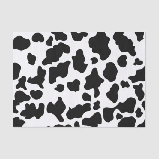 牛プリント 薄葉紙 (正面)