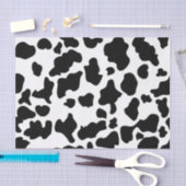 牛プリント 薄葉紙 (クラフト)