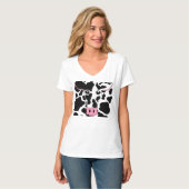 牛プリント Tシャツ (正面フル)