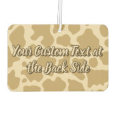 牛プロファイルカーエアコン カーエアーフレッシュナー (裏面)