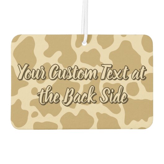 牛プロファイルカーエアコン カーエアーフレッシュナー (裏面)