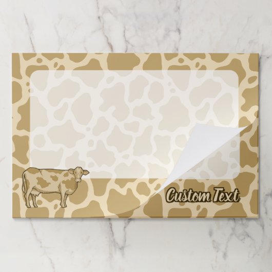 牛プロファイル紙パッド ペーパーパッド (折り畳み)