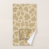 牛プロフィールバスタオルセット バスタオルセット (ハンドタオル)