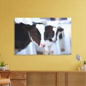 牛ポートレート キャンバスプリント (インサイチュ (リビング))