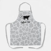 牛メタンアイコンエプロン エプロン (正面)