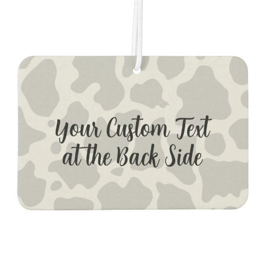 牛メタンアイコンカーエアコン カーエアーフレッシュナー (裏面)