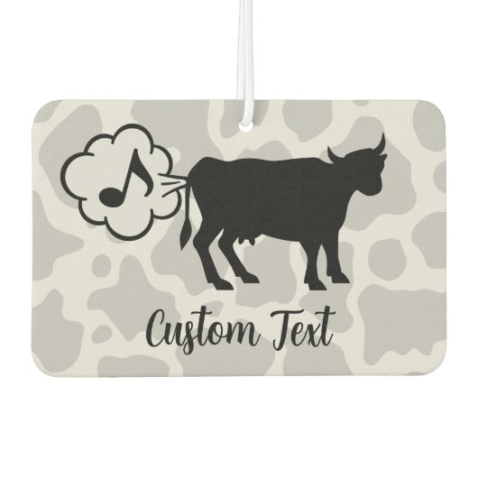 牛メタンアイコンカーエアコン カーエアーフレッシュナー (正面)