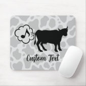 牛メタンアイコンマウスパッド マウスパッド (マウス)