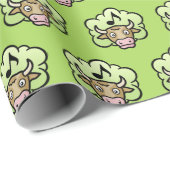 牛メタン漫画の包装紙 ラッピングペーパー (ロールコーナー)