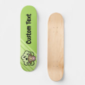 牛メタン漫画スケートボードデッキ スケートボード (正面)
