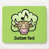 牛メタン漫画マウスパッド マウスパッド (正面)