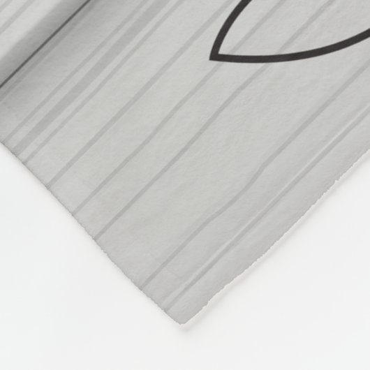 牛モノグラムウッド動素朴物 フリースブランケット (角)