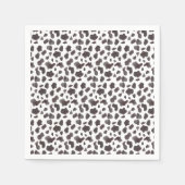 牛モーモープリントファームバースデーパーティー スタンダードカクテルナプキン (正面)