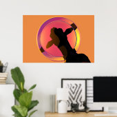 牛モー禅 ポスター (ホームオフィス)