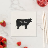 牛モー納屋周囲の庭パーティー紙ナプキンス スタンダードカクテルナプキン (インサイチュ)