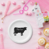 牛モー納屋周囲の庭パーティー紙ナプキンス ペーパープレート (パーティー)