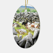 牛モー セラミックオーナメント (左)