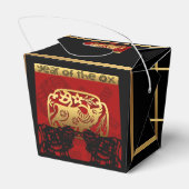 牛中国のカスタム年〔占星術の〕十二宮図誕生日TOFB1 フェイバーボックス (裏面サイド)