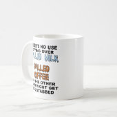 牛乳こぼした面白いマグカップ コーヒーマグカップ (正面左)