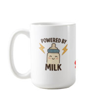 "牛乳でできてる" 面白い コーヒーマグカップ | 新米パパ・ママギフト