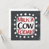 牛乳で牛乳を作る カード (正面/裏面インサイチュ)