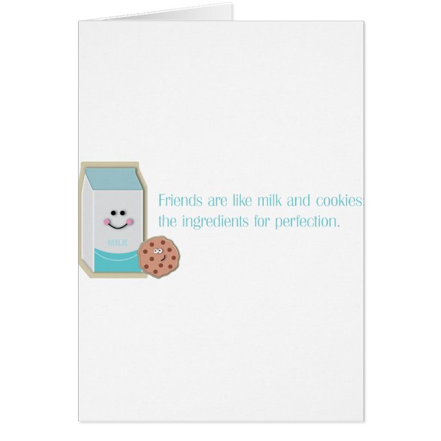 牛乳とクッキー (正面)