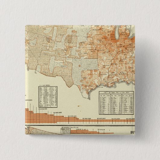 牛乳とバター 缶バッジ (正面)