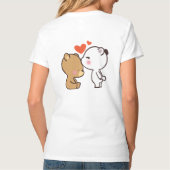 牛乳とモカ Tシャツ (裏面)