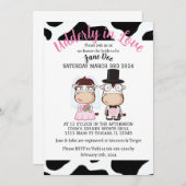 牛乳と愛のシャワー 招待状 (正面/裏面)