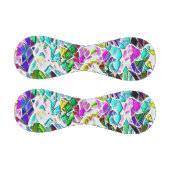 牛乳に浸した色と光沢のある石の形 野球ボール (パネル)