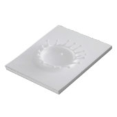 牛乳のスプラッシュ ノートパッド (回転)