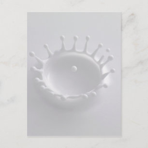 牛乳のスプラッシュ ポストカード