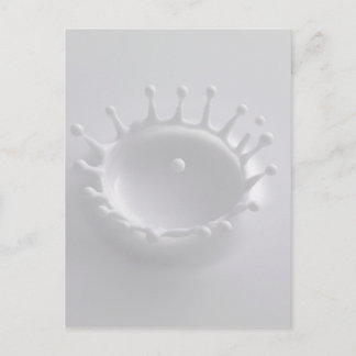 牛乳のスプラッシュ ポストカード