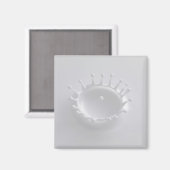 牛乳のスプラッシュ マグネット (正面/裏面)