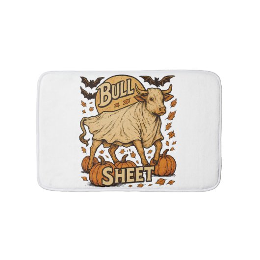 牛乳のハロウィン バスマット (正面)