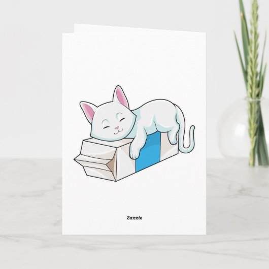 牛乳の猫 カード (裏面)