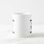 牛乳は納税者ではない コーヒーマグカップ (中央)