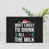 牛乳を飲み干す可能性大クリスマスマッチ 案内状 (スタンド正面)