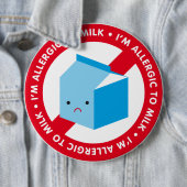 牛乳アレルギーだ！ 缶バッジ (インサイチュ)